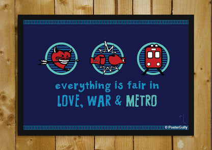 Wall Art, Love War & Metro Artwork