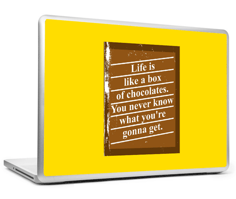 Laptop Skins, Box Of Chocolates - Forrest Gump Laptop Skin, - PosterGully
