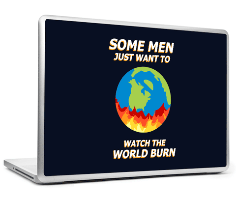 Laptop Skins, Watch The World Burn Dark Knight Laptop Skin, - PosterGully