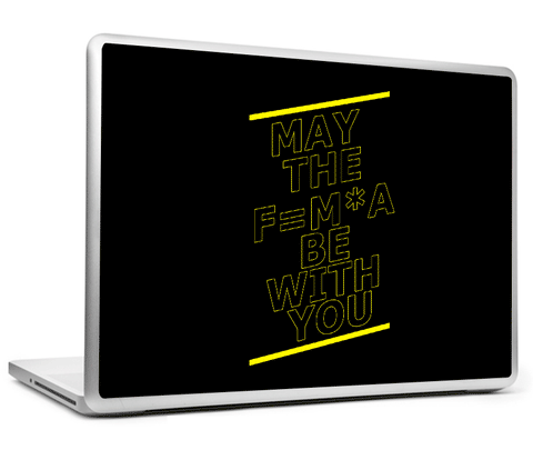 Laptop Skins, Force Be With You Star Wars Laptop Skin, - PosterGully