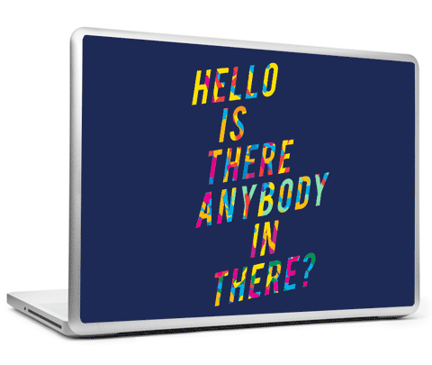 Laptop Skins, Hello Is There Anybody Pink Floyd Laptop Skin, - PosterGully