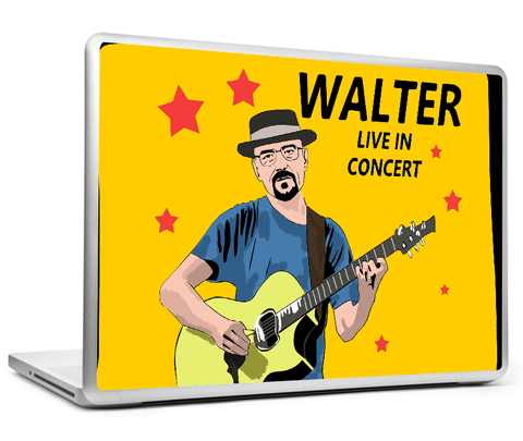 Laptop Skins, Walter Live In Concert Laptop Skin, - PosterGully