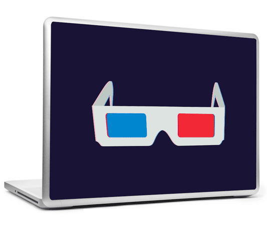 Laptop Skins, 3D Glasses Laptop Skin, - PosterGully