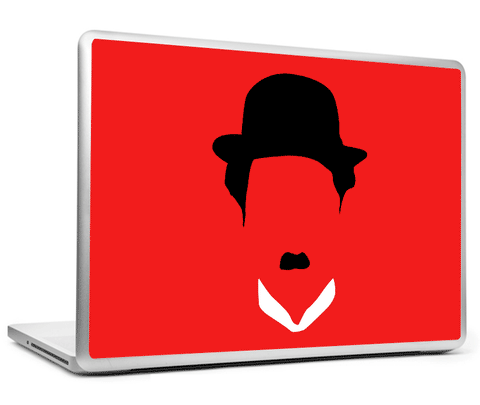 Laptop Skins, Minimal Charlie Chaplin Laptop Skin, - PosterGully