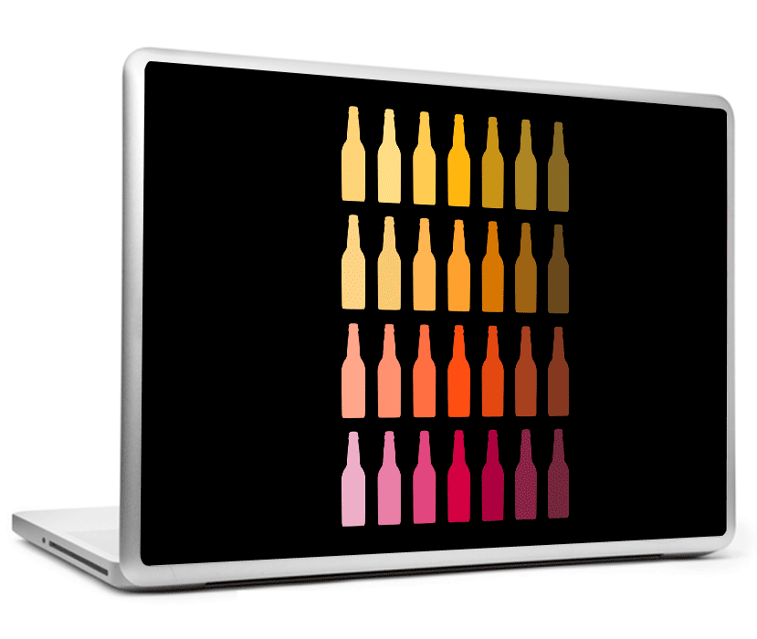 Laptop Skins, Beer Bottles Laptop Skin, - PosterGully