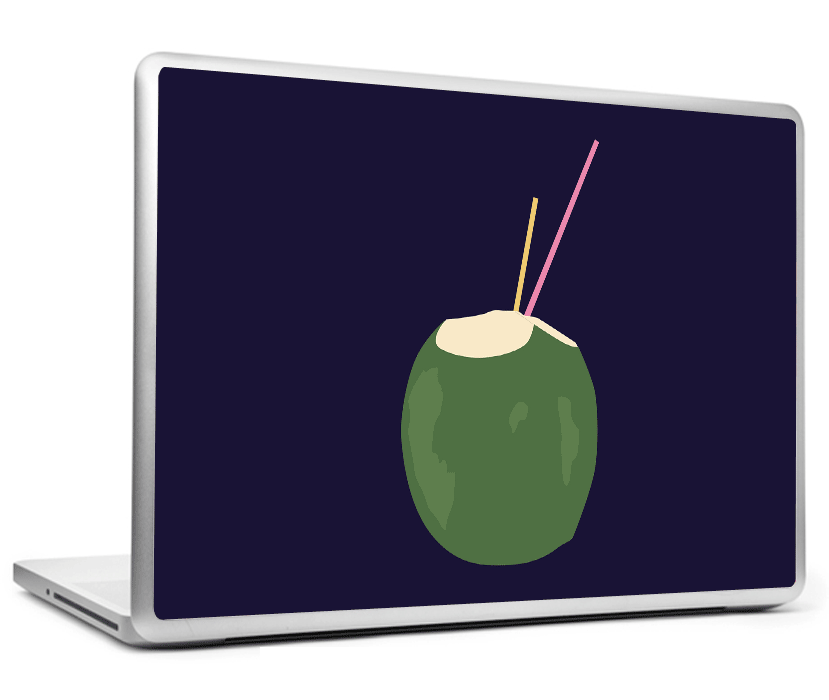 Laptop Skins, Minimal Coconut Water Laptop Skin, - PosterGully