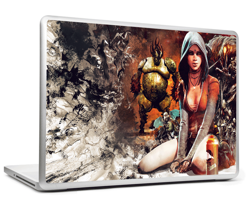 Laptop Skins, DmC Kat Artwork Laptop Skin, - PosterGully