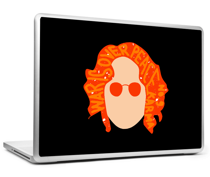 Laptop Skins, John Lennon Minimal Laptop Skin, - PosterGully