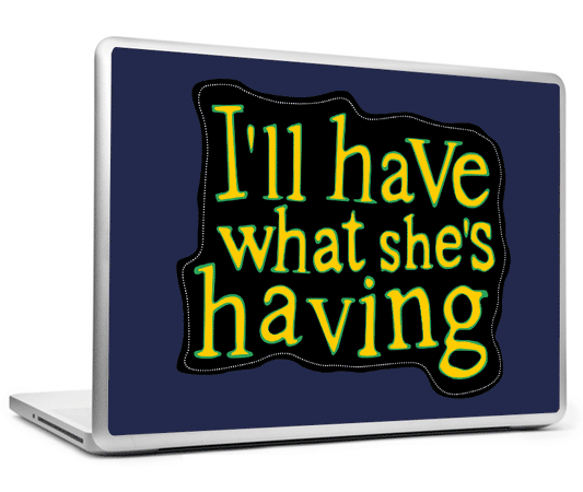 Laptop Skins, What She's Having Laptop Skin, - PosterGully