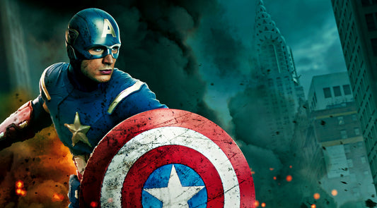 PosterGully Specials, Captain America Blue, - PosterGully