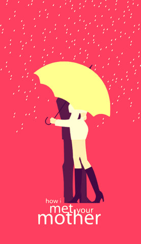PosterGully Specials, Girl With Yellow Umbrella | HIMYM, - PosterGully