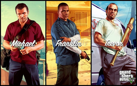 PosterGully Specials, Michael Franklin | GTA 5, - PosterGully