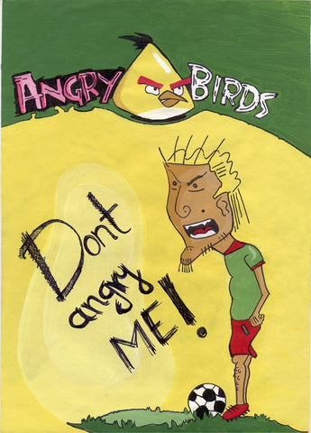 Wall Art, Don't Angry Me | Angry Birds, - PosterGully