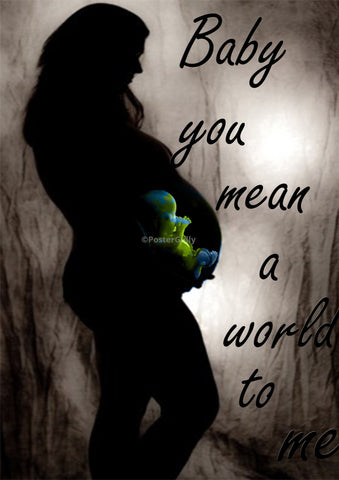 Wall Art, Baby Mean A World To Mom, - PosterGully