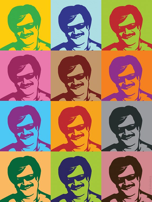 PosterGully Specials, Rajnikanth Artwork, - PosterGully