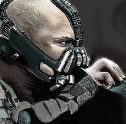 PosterGully Specials, Bane Illustration | Dark Knight, - PosterGully