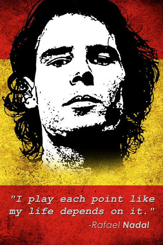 Wall Art, Rafael Nadal Quote, - PosterGully