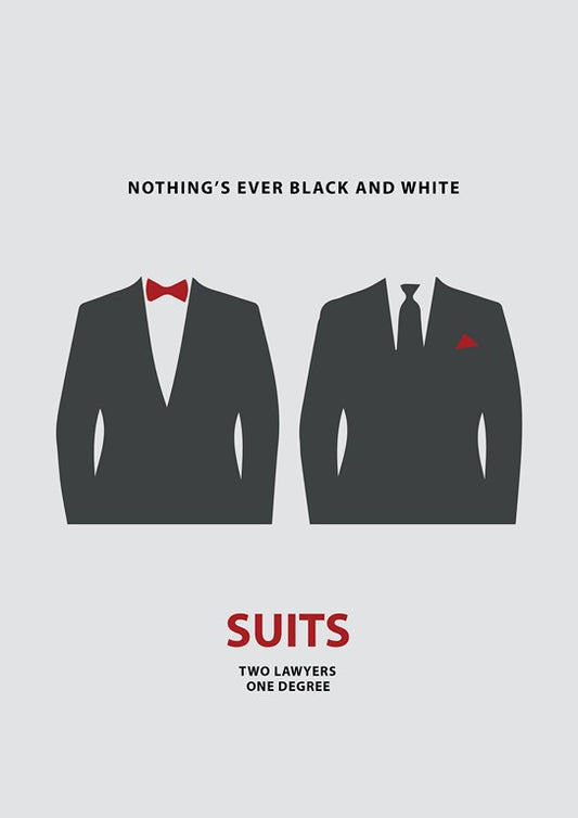 PosterGully Specials, Suits | Minimal Art, - PosterGully