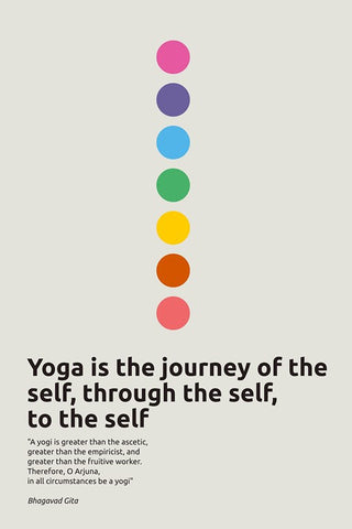 Wall Art, Inspirational Yoga Quote | Bhagavad Gita, - PosterGully