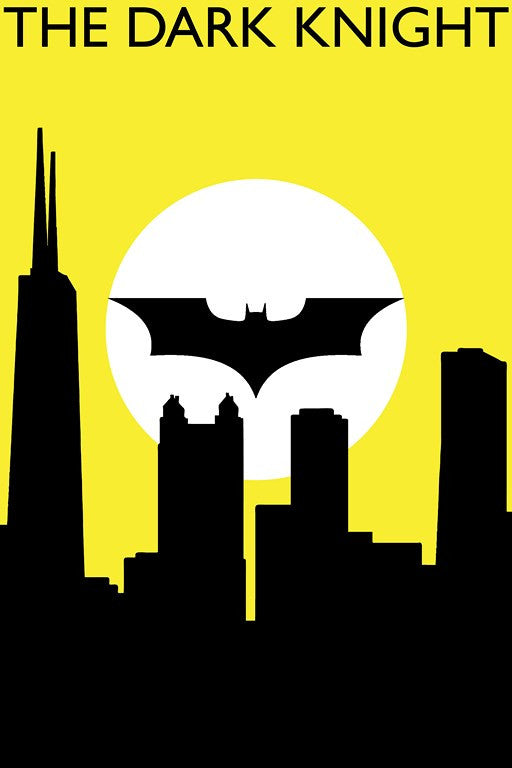 PosterGully Specials, The Dark Knight | Minimal Artwork I, - PosterGully