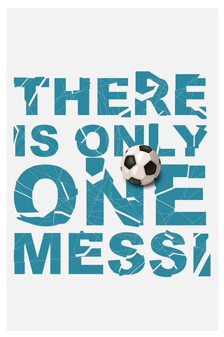 Wall Art, There Is Only One Messi, - PosterGully