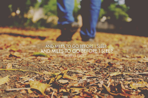 PosterGully Specials, Miles To Go Before I Sleep | Robert Frost, - PosterGully