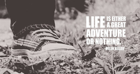PosterGully Specials, Life Is Adventure Or Nothing | Helen Keller, - PosterGully