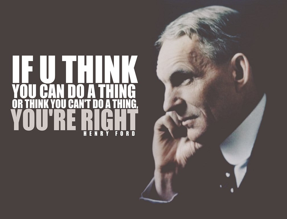 PosterGully Specials, Henry Ford Quote | You Are Right, - PosterGully