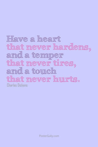 Wall Art, Charles Dickens Quote, - PosterGully