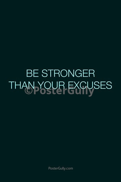 Wall Art, Be Stronger., - PosterGully