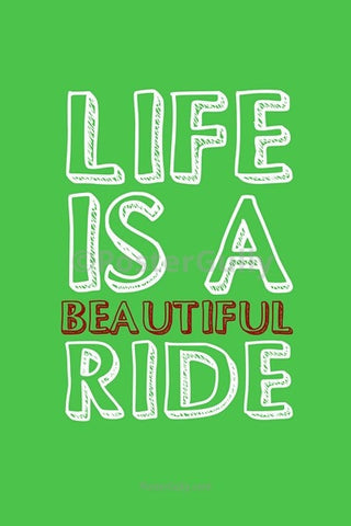 Wall Art, Life Is A Beautiful Ride, - PosterGully