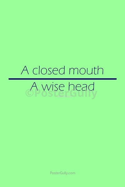 Wall Art, A Wise Head, - PosterGully