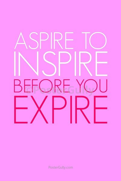 Wall Art, Aspire To Inspire, - PosterGully