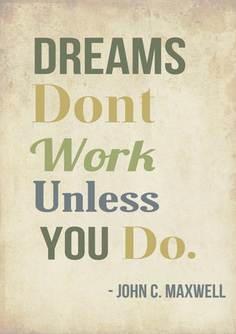 PosterGully Specials, Work Hard | Maxwell Quote, - PosterGully