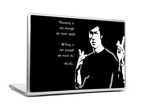 Laptop Skins, Bruce Lee Quote | Laptop Skin, - PosterGully