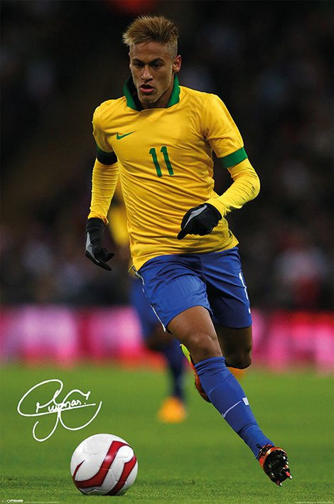 Maxi Poster, Neymar (Autograph) Maxi Poster, - PosterGully