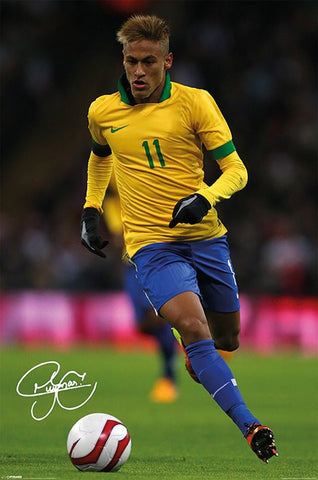 Maxi Poster, Neymar (Autograph) Maxi Poster, - PosterGully
