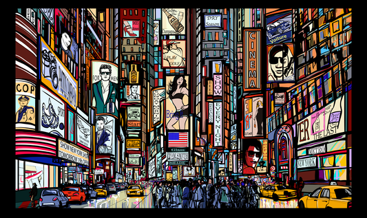 Yash Raj, New York Illustration, - PosterGully