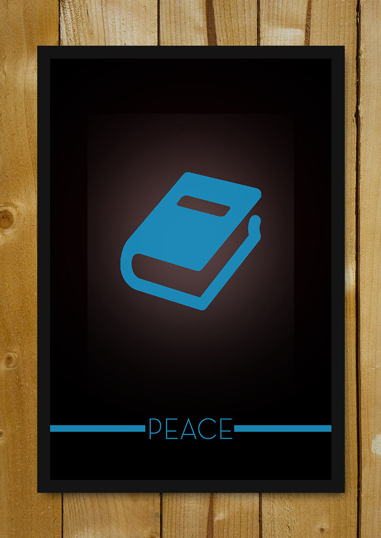 Glass Framed Posters, Peace Knows No Boundaries Glass Framed Poster, - PosterGully - 1