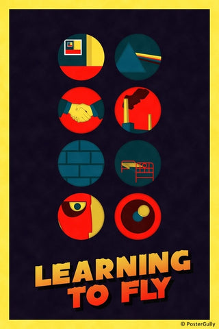 Wall Art, Pink Floyd | Learning To Fly | Color, - PosterGully