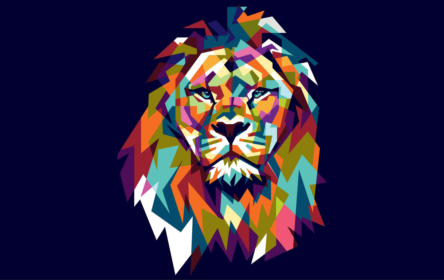 Pop Art Lion Artwork Laptop Skin