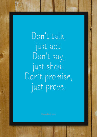 Glass Framed Posters, Prove Your Promise Glass Framed Poster, - PosterGully - 1