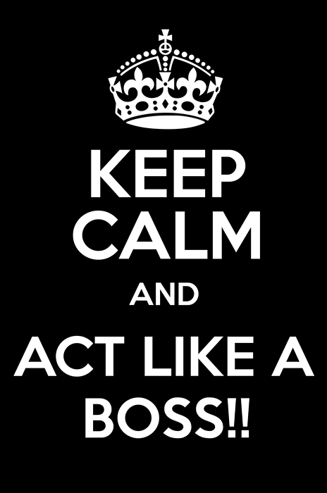 Wall Art, Keep Calm | Like A Boss, - PosterGully