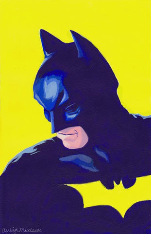 PosterGully Specials, Batman | Blue & Yellow, - PosterGully