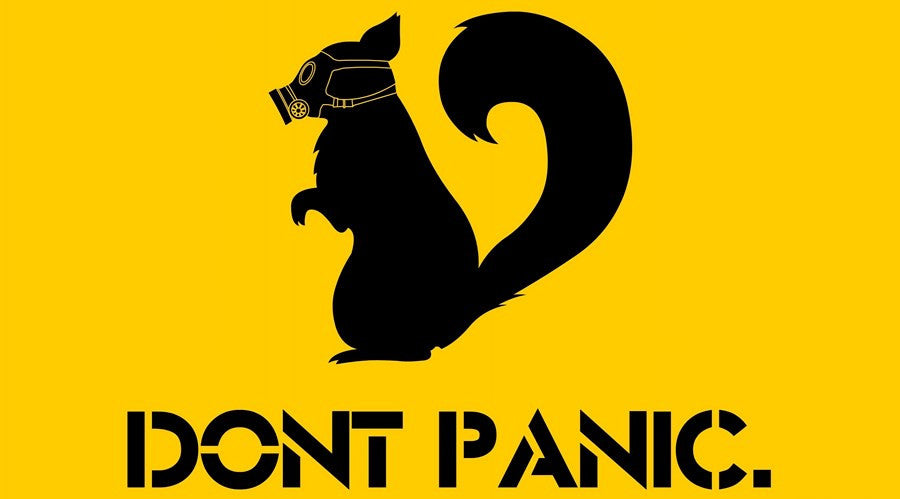 Wall Art, Don't Panic, - PosterGully