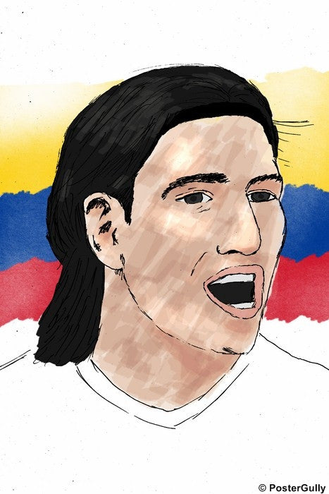 Wall Art, Radamel Falcao Art Print Soccer #footballfan, - PosterGully