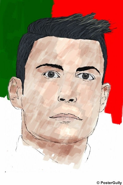 Wall Art, Ronaldo Art Print Soccer #footballfan, - PosterGully