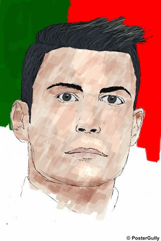 Wall Art, Ronaldo Art Print Soccer #footballfan, - PosterGully