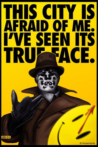 Wall Art, Rorschach | This City Is Afraid Of Me, - PosterGully