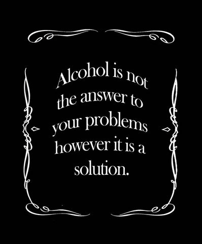 Seven Rays, Alchohol is not the answer, - PosterGully
